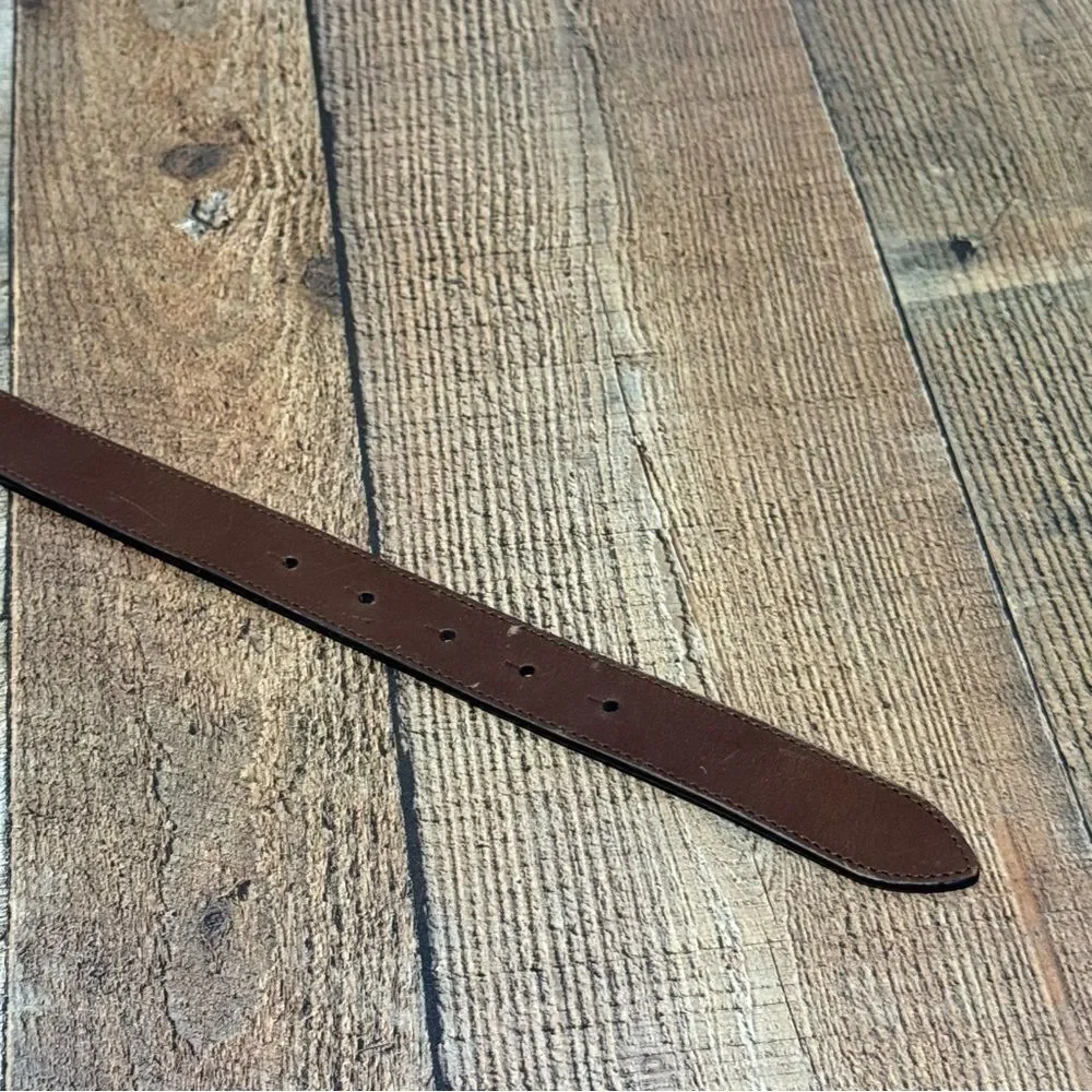 Shyanne Girls Leather Belt Brown Size 22